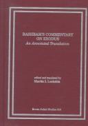 Cover of: Rashbam's commentary on Exodus: an annotated translation