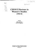 Cover of: Choice reviews in women's studies, 1990-96