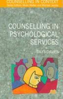 Cover of: Counselling in psychological services