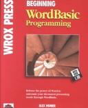 Cover of: Beginning WordBasic programming