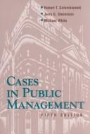 Cover of: Cases in public management