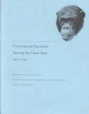 Cover of: Craniodental variation among the great apes