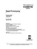 Cover of: Rapid prototyping: 10-11 June, 1996, Besançon, France