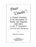 Cover of: Dear cousin | William Brower Bogardus