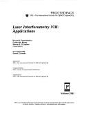 Cover of: Laser interferometry VIII: applications : 8-9 August, 1996, Denver Colorado