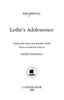 Cover of: Lethe's adolescence by Kikē Dēmoula