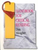 Cover of: Handbook for critical reading | Don Meagher