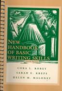Cover of: New handbook of basic writing skills by Cora L. Robey
