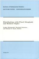 Cover of: Distributions with fixed marginals and related topics