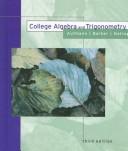 Cover of: College algebra and trigonometry by Richard N. Aufmann