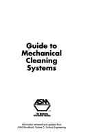 Cover of: Guide to mechanical cleaning systems.