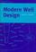 Cover of: Modern well design