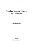Cover of: Sanchez across the street, and other stories
