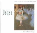 Cover of: Degas by Jean Sutherland Boggs, Jean Sutherland Boggs