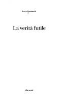 Cover of: La verità futile