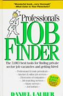 Cover of: Professional's job finder, 1997-2000