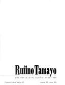 Cover of: Rufino Tamayo: del reflejo al sueño, 1920-1950.