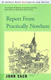 Cover of: Report from Practically Nowhere by John Sack