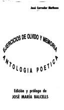 Cover of: Ejercicios de olvido y memoria: antología poética