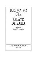 Cover of: Relato de Babia