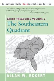 Cover of: Earth Treasures: The Southeastern Quadrant  by Allan W. Eckert