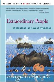 Extraordinary people by Darold A. Treffert, Darrold A. Treffert