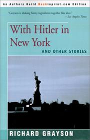 Cover of: With Hitler in New York: And Other Stories