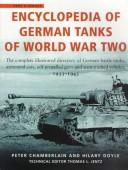 Cover of: Encyclopedia of German Tanks of World War Two by Peter Chamberlain