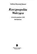 Cover of: Rzeczpospolita walcząca