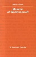 Cover of: Memoirs of Wollstonecraft by William Godwin