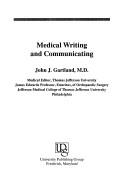 Cover of: Medical writing and communicating