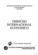 Cover of: Derecho internacional económico