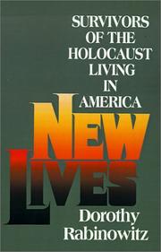 Cover of: New Lives by Dorothy Rabinowitz