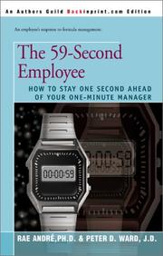 Cover of: The 59-Second Employee : How to Stay One Second Ahead of Your One Minute Manager