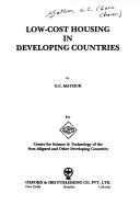 Cover of: Low-cost housing in developing countries