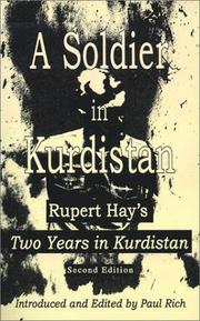 Cover of: A Soldier in Kurdistan: Rupert Hay's Two Years in Kurdistan