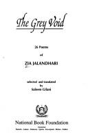 Cover of: The grey void: 26 poems of Zia Jalandhari