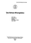 Front cover of Tata bahasa Minangkabau by Unknown