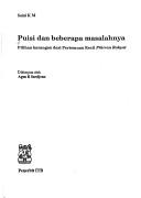 Cover of: Puisi dan beberapa masalahnya: pilihan karangan dari Pertemuan Kecil Pikiran Rakyat