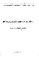 Cover of: Türk edebiyatında tabiat