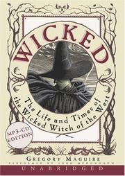 Cover of: Wicked MP3 CD by Gregory Maguire