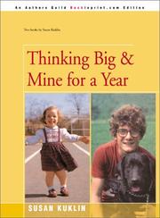 Cover of: Thinking Big & Mine for a Year