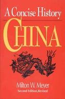 Cover of: China by Milton Walter Meyer