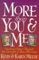 Cover of: More than you and me