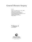 Cover of: General thoracic surgery by edited by Thomas W. Shields.