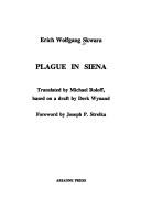 Cover of: Plague in Siena