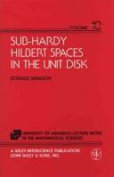 Sub-Hardy Hilbert spaces in the unit disk by Donald Sarason