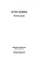 Cover of: After Derrida