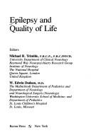 Epilepsy and quality of life by Michael R. Trimble, W. Edwin Dodson