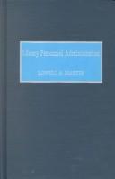 Cover of: Library personnel administration